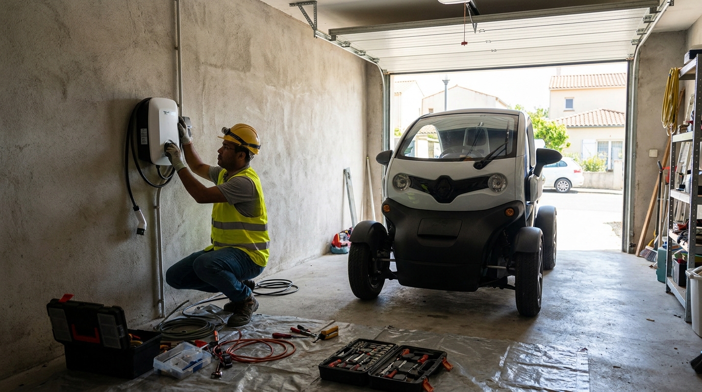 Instalacao de carregador de carro eletrico profissional em Canoas‑RS