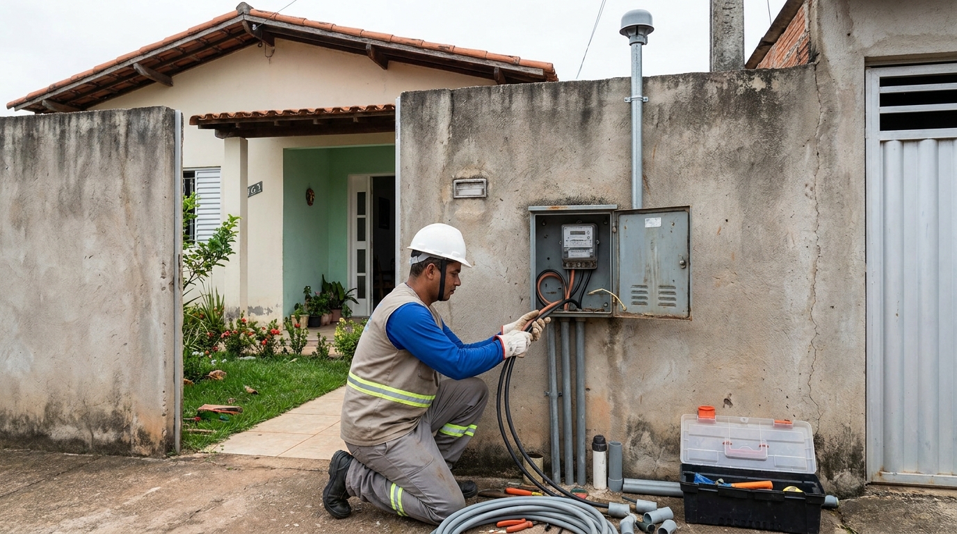 Instalacao de padrao de energia em Canoas‑RS