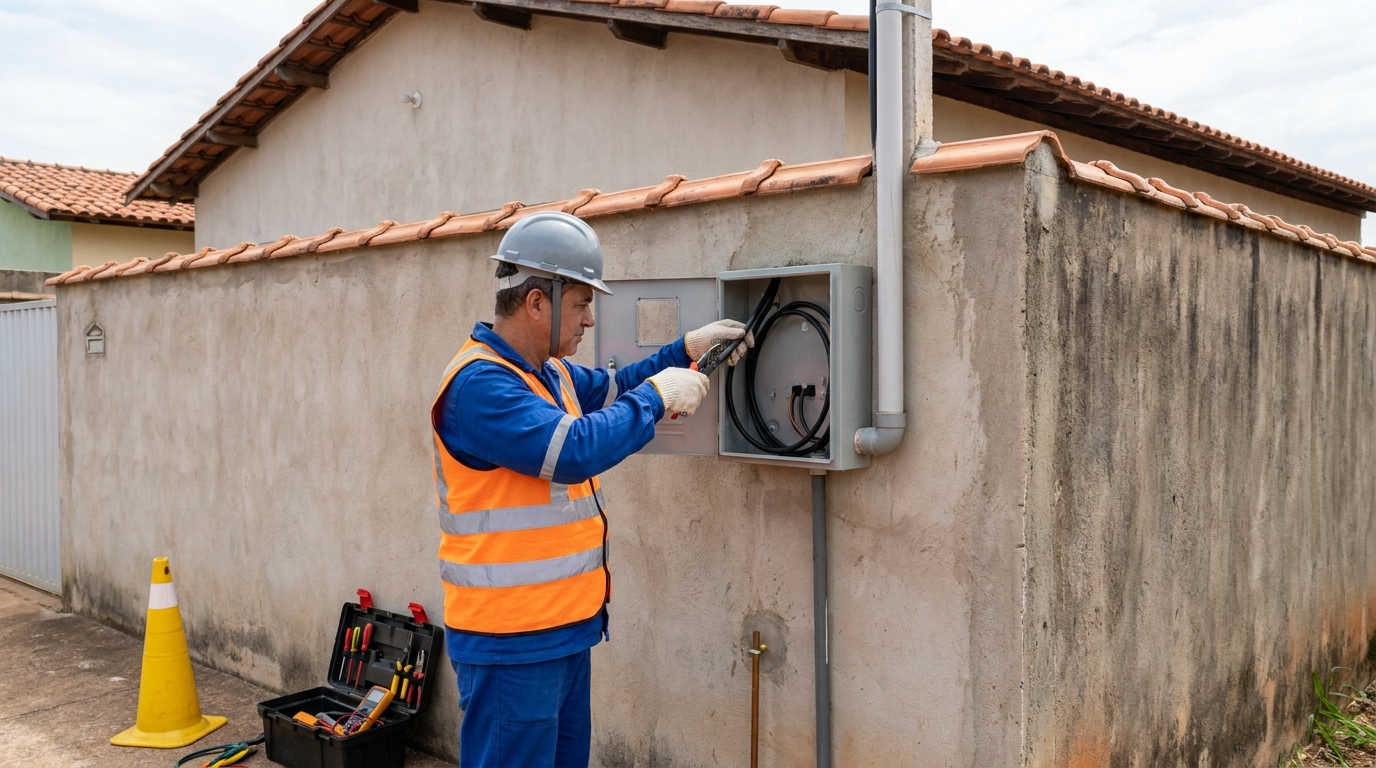 Instalacao de padrao de energia profissional em Canoas‑RS