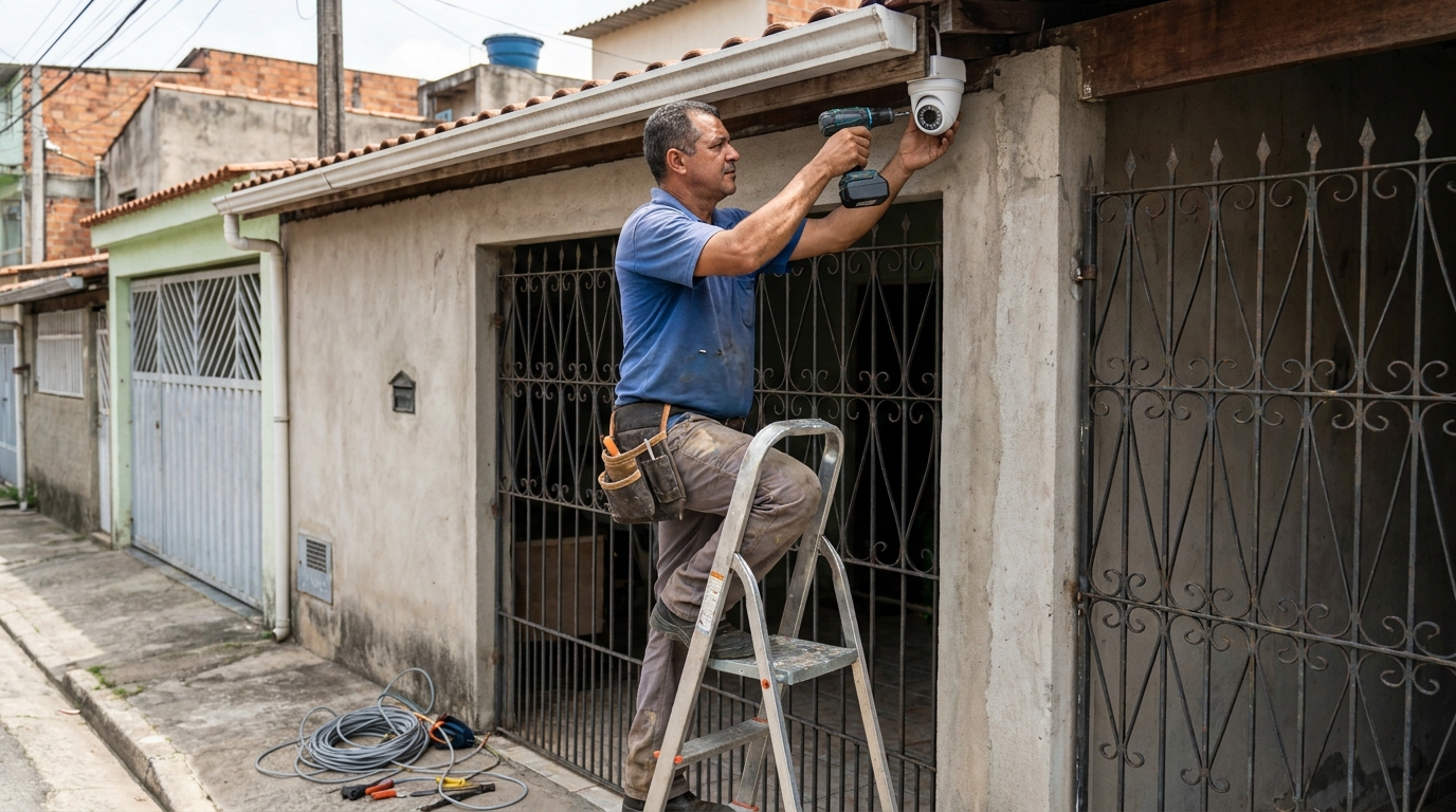 Instalacao de sistema de monitoramento em Canoas‑RS